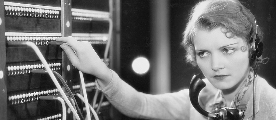 Telephone switchboard operator